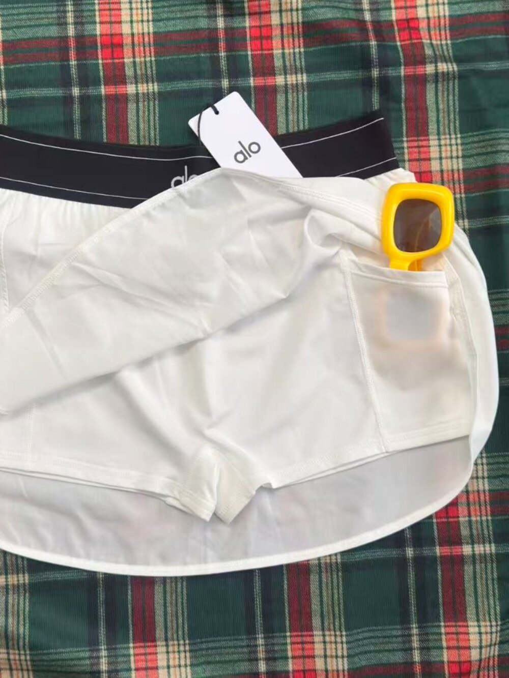 NWT ALO Yoga🏌️♀️Women’s Tennis Skirt White Athletic Skirt - Picture 6 of 7